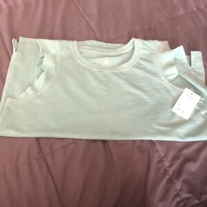 Womens Mint Green Casual Top